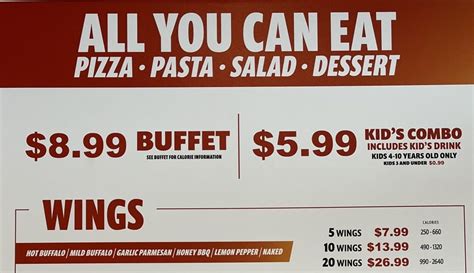 Cici's pizza buffet price - You deserve a spring break from cooking. Cicis® NEW Spring Deal is here to save the day. 2 large 1-topping pizzas for $6.99 each. In-Store Coupon Code: 23049. *Must order in “Deals” section at cicis.com for pickup only, or in-store for carryout only. Offer valid on 2 large 1-topping pizzas, in increments of two. Delivery not available. 